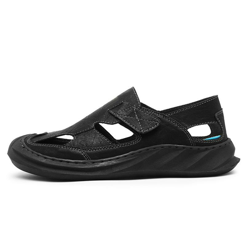 Cave shoes 22 summer new Roman sandals soft leather non-slip personalized breathable hollow sandals