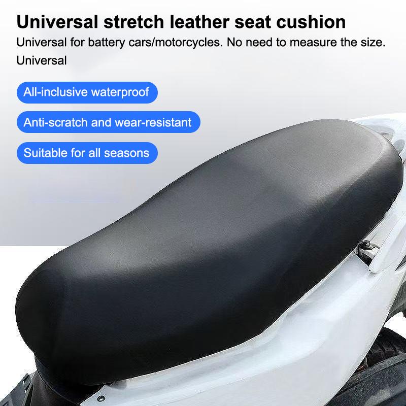 3D Mesh Motorcycle Seat Protector Waterproof Leather Design for Outdoor Adventures