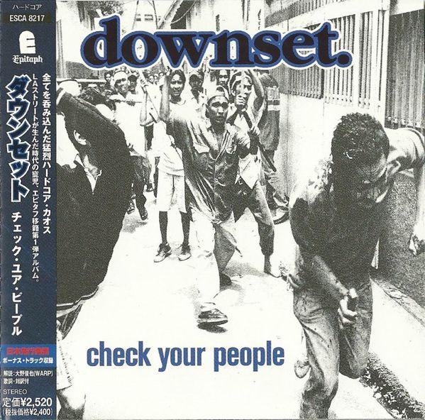 

CD DOWNSET. - Check Your People ESCA8217PROMO Epitaph 2000 Japan ObiRock Used