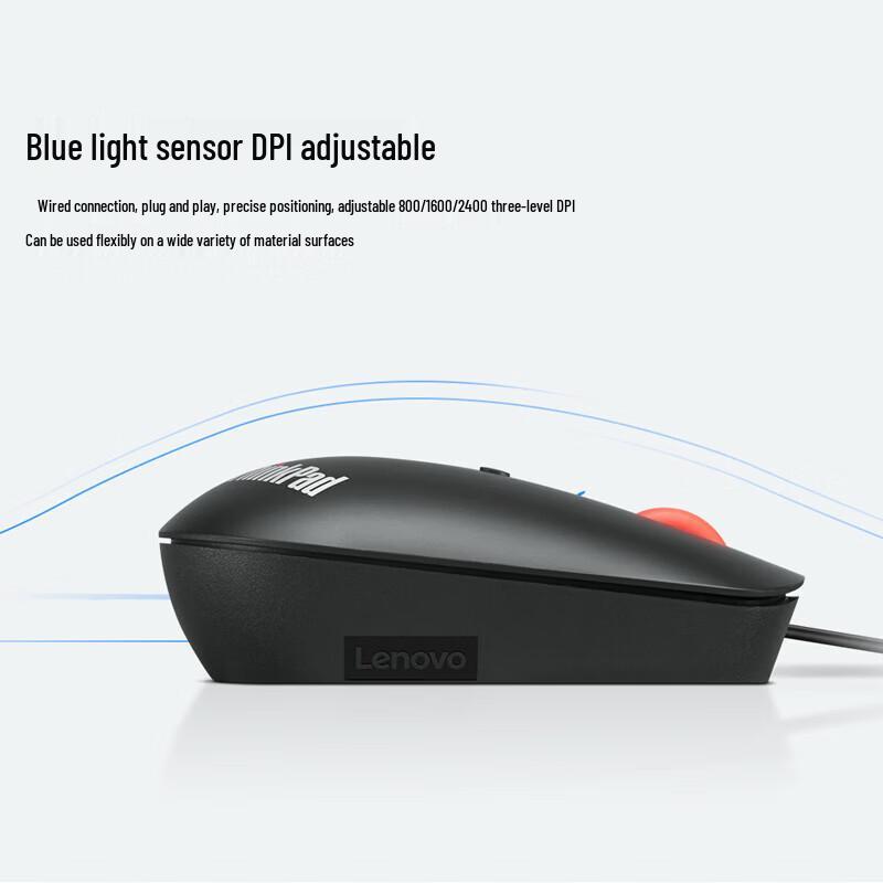 Lenovo ThinkPad Wired USB & Type-C Dual Interface Mouse