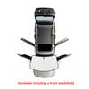 For Mitsubishi Eclipse Cross GK GL YA 2018      Car Full Coverage Sunshade Anti-UV Accessories Window Visor