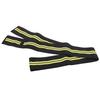Fitness Knee Bandage Elastic Kneepad Straps for Gym Weightlifting Outdoor Sports (Black&Yellow)