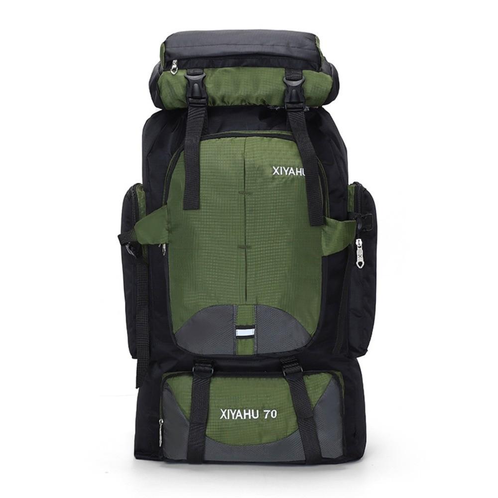 New 70L Hiking Backpack Waterproof Oxford Material Camping Backpack Lightweight High Capacity Outdoor Mountaineering Bag Travel