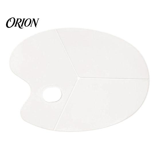 Large Paint Palette Oval with Thumb Hole, Portable Artist Watercolor Mixing Painting Tray for Acrylic Oil Durable Large