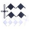 4Pcs Fish Tank Corner Protector Set - Adhesive-Free Anti-Collision Safety Bumper, Aquarium Protective Cover Accessories