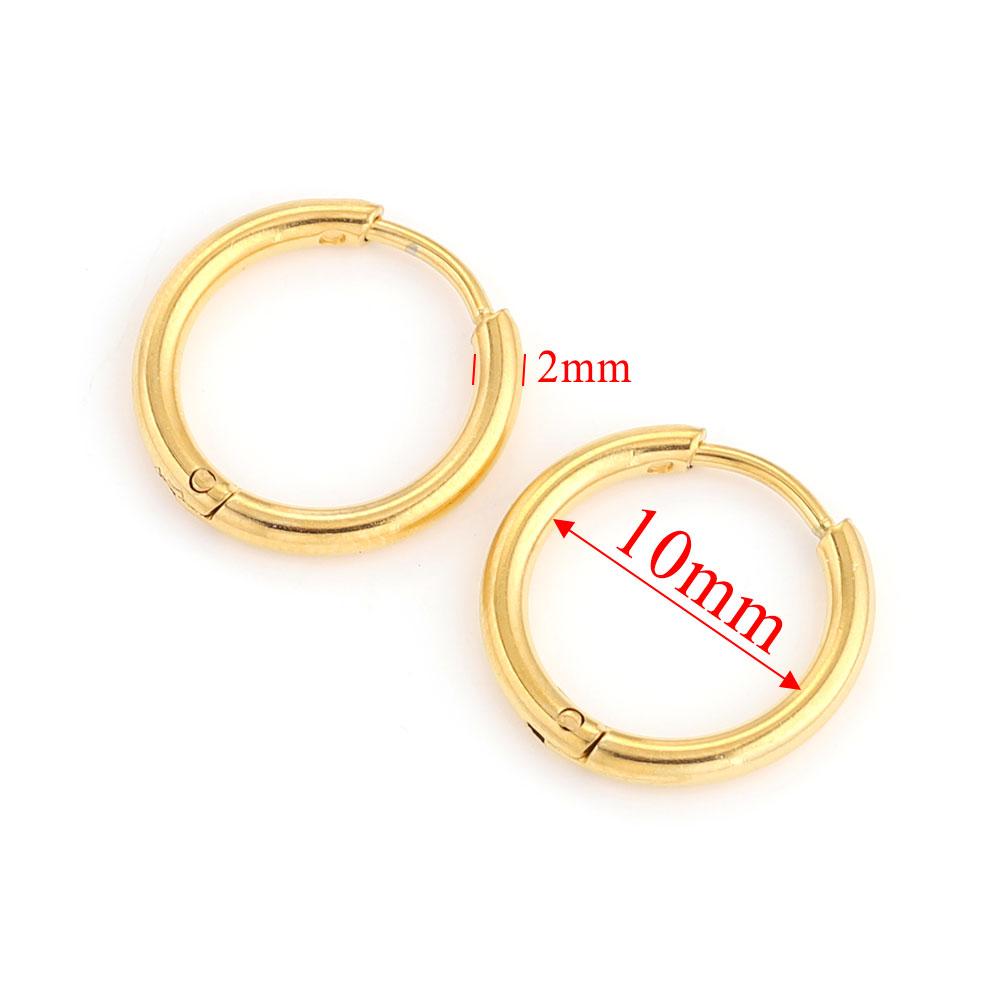 6pcs Stainless Steel Earring Hoop Women Earrings Korean Earrings Hoop Earring for Women Female Earring Jewelry Gifts