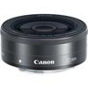 Canon Single Focus Wide Angle Lens EF-M22mm F2 STM Mirrorless SLR Compatible Black, Black