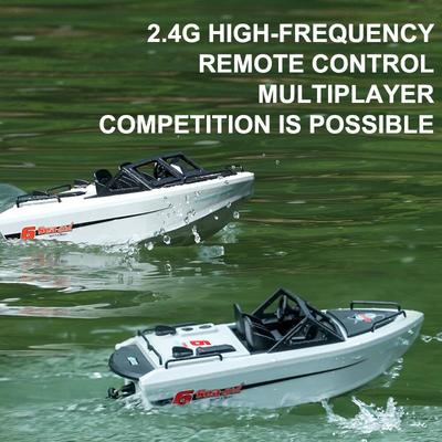Brushless Turbojet High-Speed 2.4G Remote Control Electric Racing Speedboat Model.