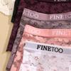 3Pcs Lace Hollow Out Boyshorts Women's Sexy Floral Panties 5 Solid Colours Underwear Letter Belt Briefs Perspective Lingerie
