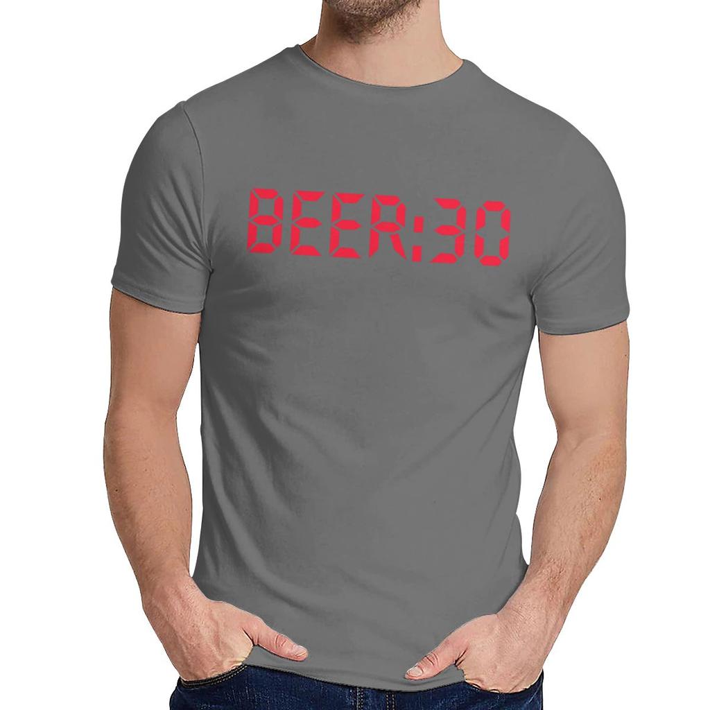 Quality Cotton Beer Oclock T Shirt Unisex Unique Design Nice Classic Round Neck Camiseta