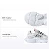 Oryginalne Ozmillen Wygodne Wszechstronne Codzienne Antypoślizgowe Trwałe Niskie Buty Casual Dziecięce sneakersy Szary Biały IG4276