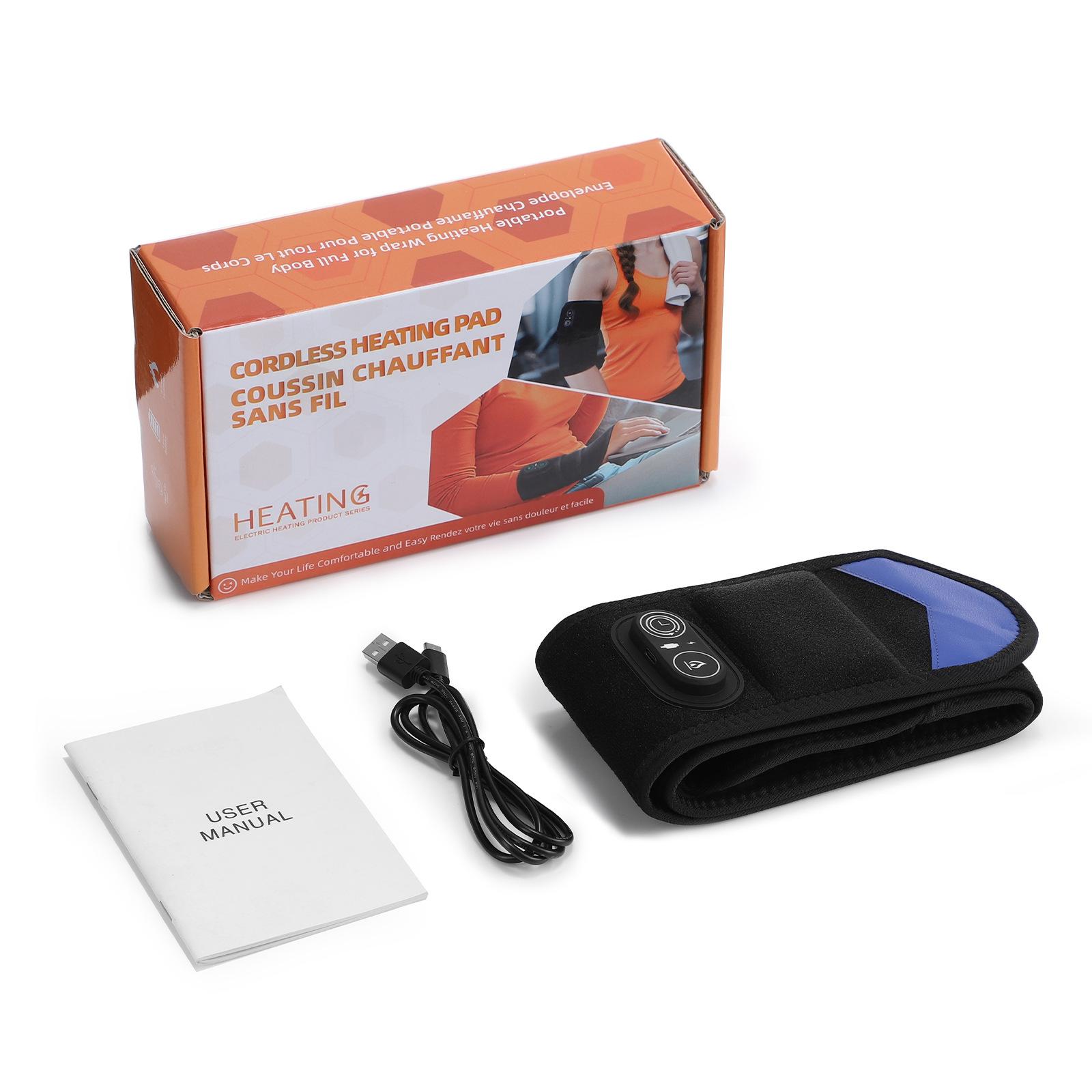 

Cordless Red Light Therapy Heating Strap 108 LEDs + 3 Heat Settings | 5000mAh Battery | Full Body Pain Relief | 100cm Length