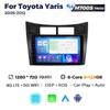 Navifly 8-Core 8+256G Android 13 Car Radio Multimedia Player For Toyota Yaris 2005-2012 GPS Carplay Auto Stereo 2Din Head Unit