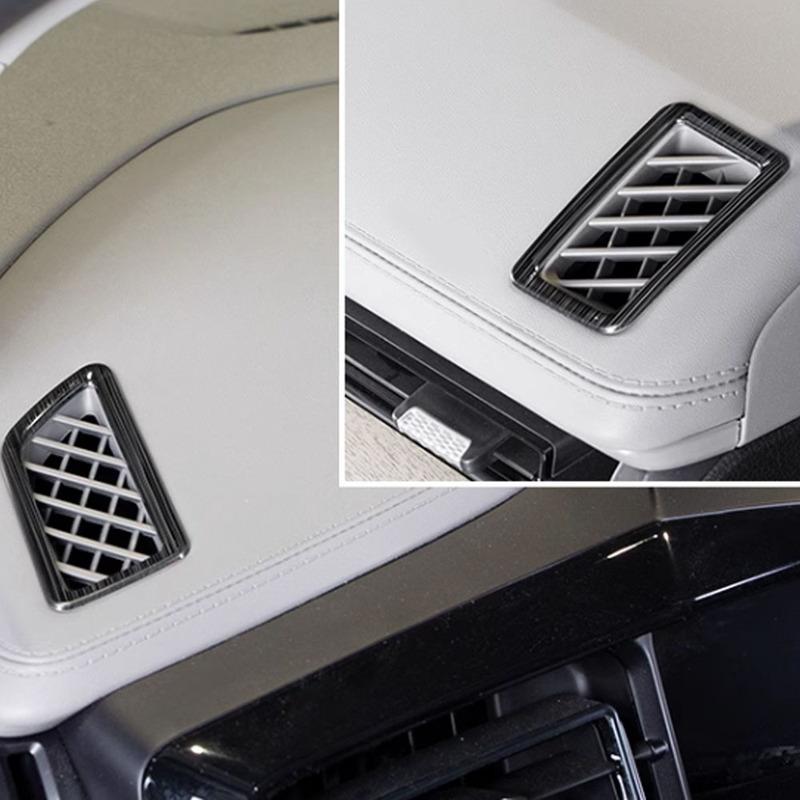 For Hyundai Custo    2024 Stainless Steel Front Panel Air Vent Outlet Trim Decor Cover Auto Interior Accessories