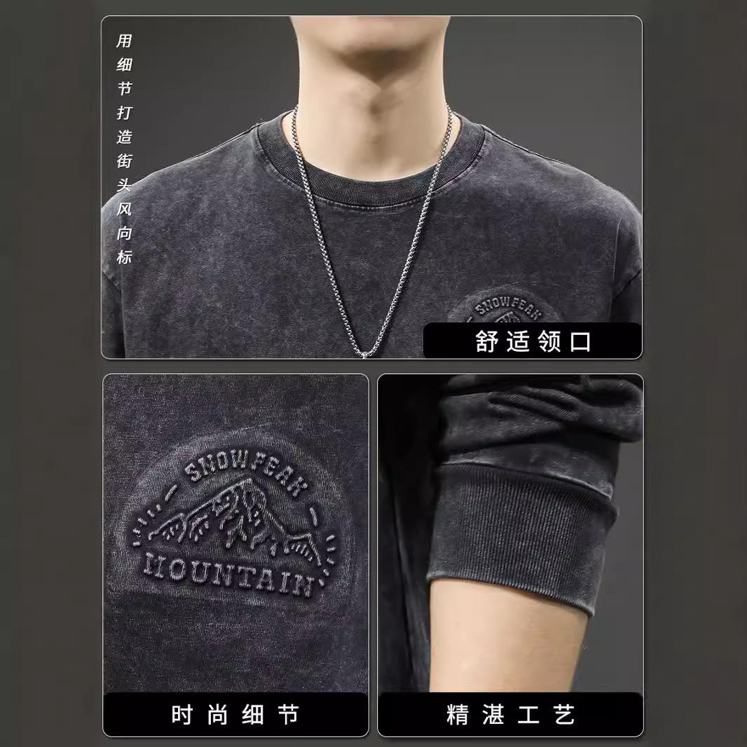 Американский ретро-свитер с принтом тай-дай для мужчин — фото 6