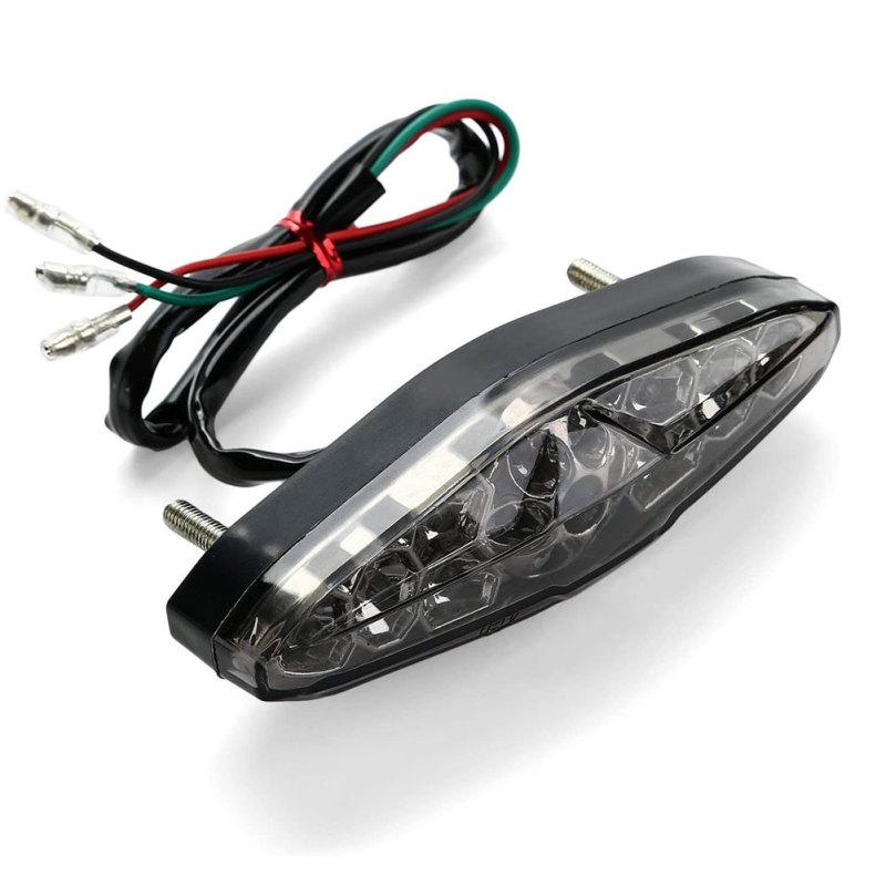 12v Motorcycle Brake Tail Lights 15 Led Bulbs Driving Light License Plate Led Lights Trailer Lights