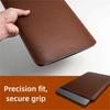 13 14 15 Zoll Laptop-Hülle Tragetasche PU-Leder Wasser- und Spritzwassergeschützt Notebook-Hülle für Lenovo Dell Laptop