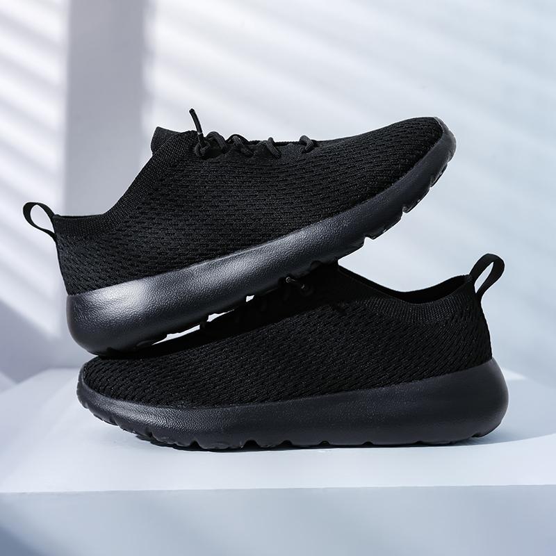 Fashion Man Shoes Knitting Sock Sneakers New Lightweight Soft-soled Running Shoes for Women Flying Woven Round Head Casual Breathable Me