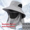 Sun Hats UV Protection Outdoor Hunting Fishing Cap Hiking Camping Visor Bucket Hat&Breathable Sun Protection Sleeves Gifts