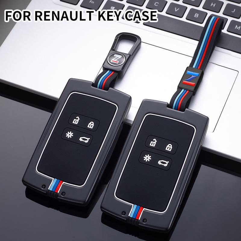 Renault Key Cover for Koleos, Captur, Fluence, Scenic, Latitude, and Megane - Remote Control Card Shell.