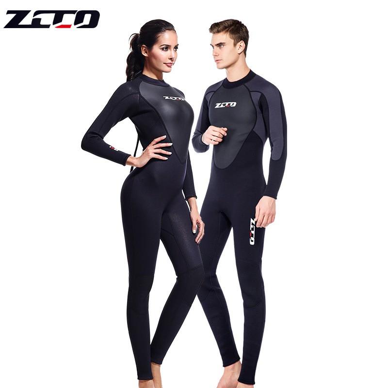 Mens Thick Neoprene Wetsuit Scuba Diving Snorkeling Swimming Surfing Warm Thermal Full Body Suit