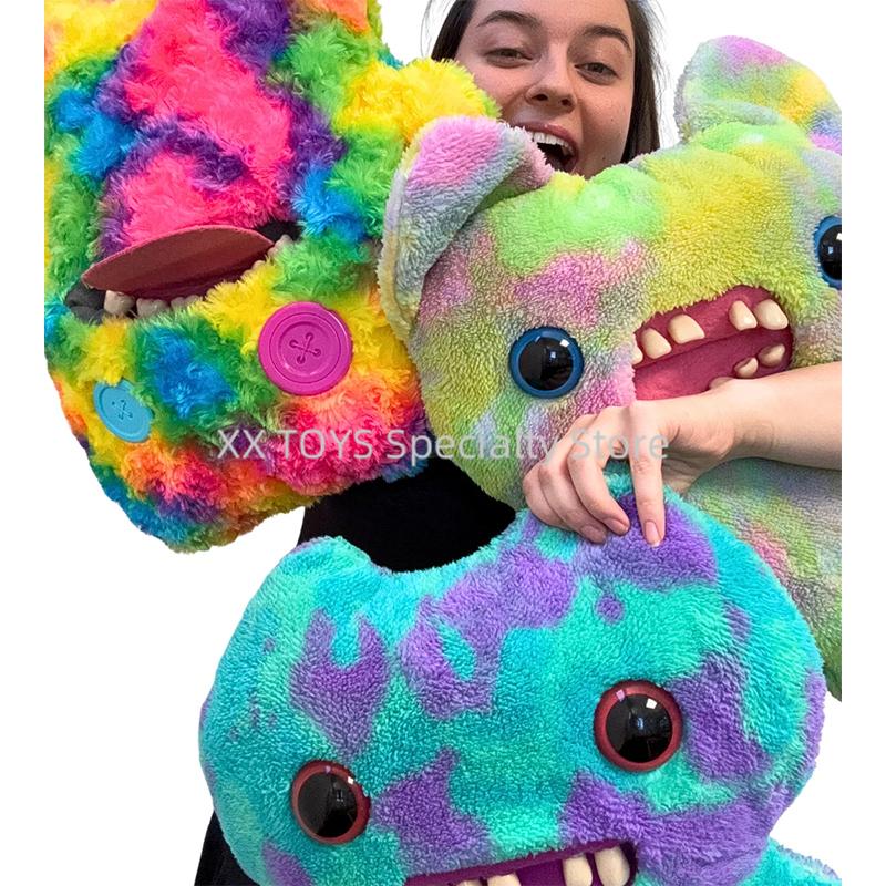 Fuggler Lustiges Hässliches Monster Großes Fugg Zahnlücke 45cm Plüsch Seltsame Plüschtiere Teddy Fugly Kreischer Tollwütiger Hase Zahnmonster Weiche Spielzeuge