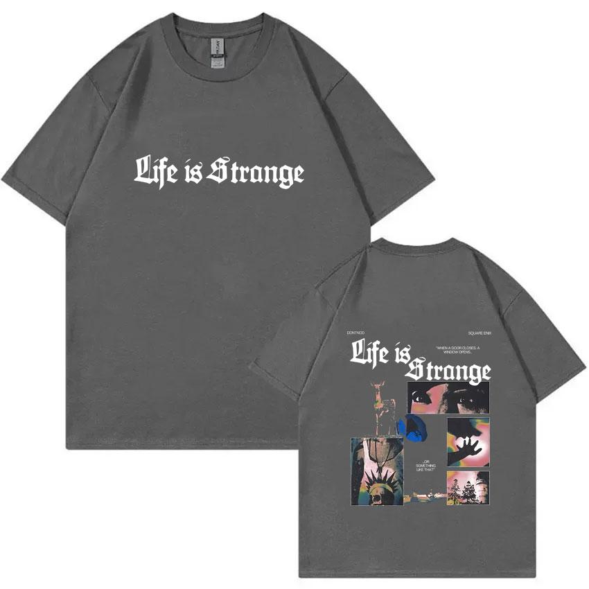 Game Life Is Strange Graphic Tshirt Unisex Women Player Casual Oversized Streetwear Male High Quality Soft Cotton T Shirts Tops