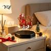 Floating Home Decor for Holidays Santa Sleigh, Magnetic Levitation Flying Sleigh Ornament, Christmas Decoration Desks Display Home, Office,