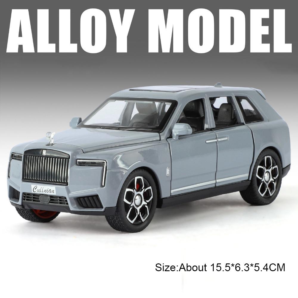 1:32 modelov áut Rolls Royce Cullinan Wraith Hračka Kovový odliatok Zvuk Svetlo Otvárateľné dvere Luxusné vozidlá Domáce dekorácie Ozdoby
