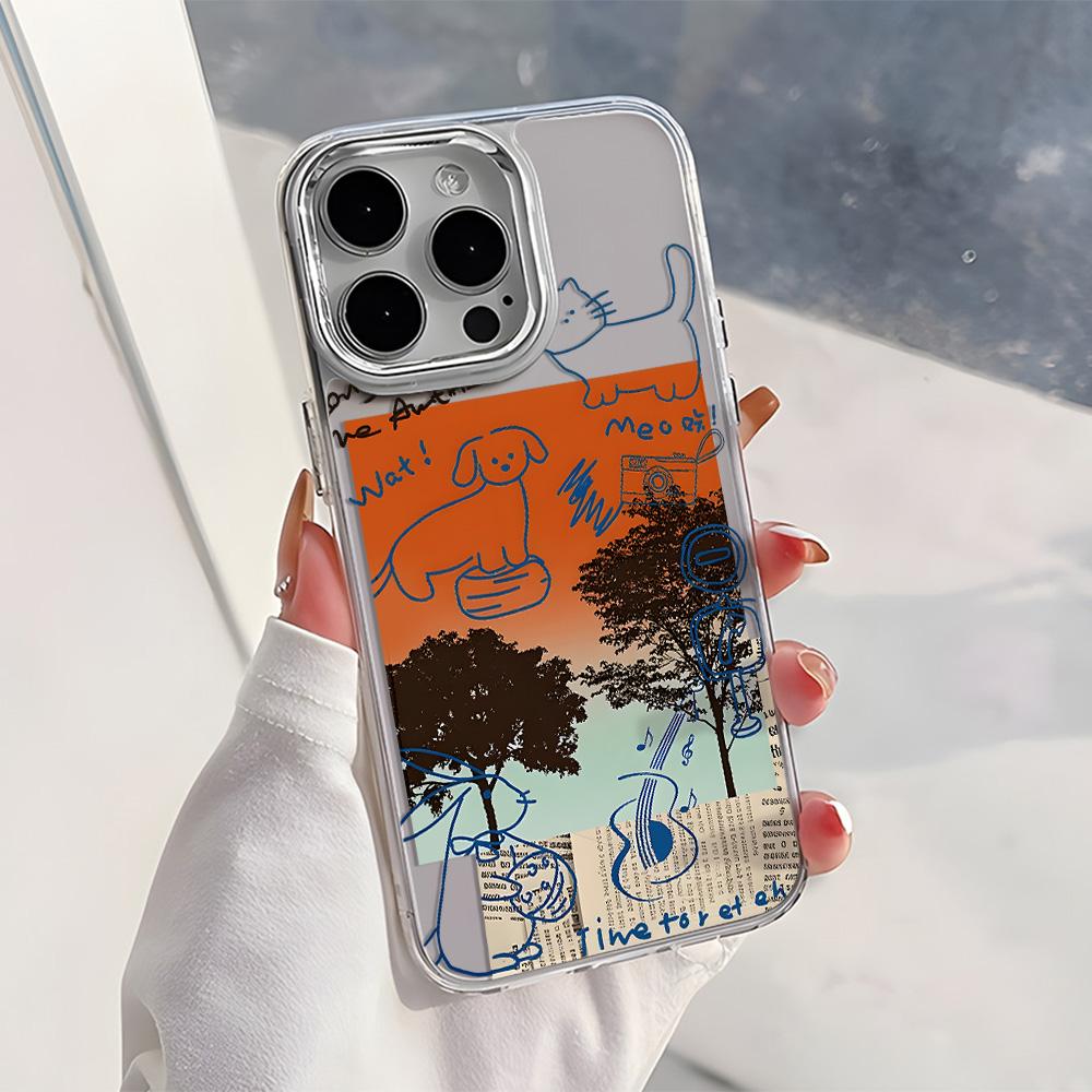 Transparent Phone Case for iPhone 11 12 13 iPhone 13 14 15 Pro 15 16 Pro Max Samsung A15 A16 A25 A26 A55 A56 S25 S24 S22 S23 Ultra S25 Edge