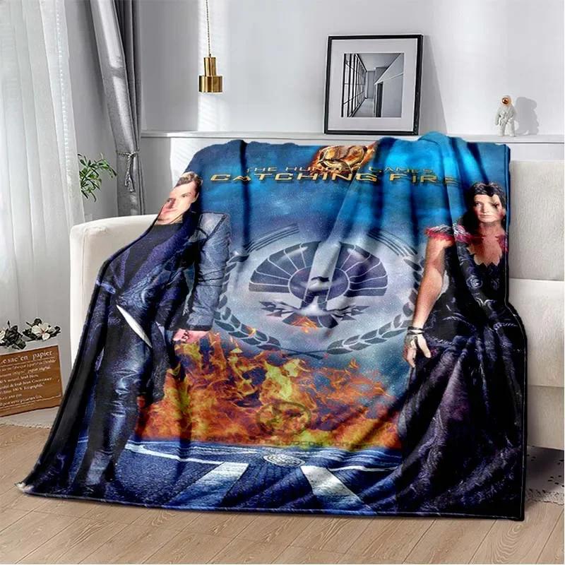Warm Soft Flannel Throw Blanket for Bedroom Sofa Bed Travel Picnic Perfect Birthday Gift Inspired by The Hunger Games