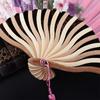 Japanese Shell Fan Summer Folding Silk Fan Chinese Retro Portable Women Bamboo Dance Fans Mini Wedding Gift Hand Fans Home Decor