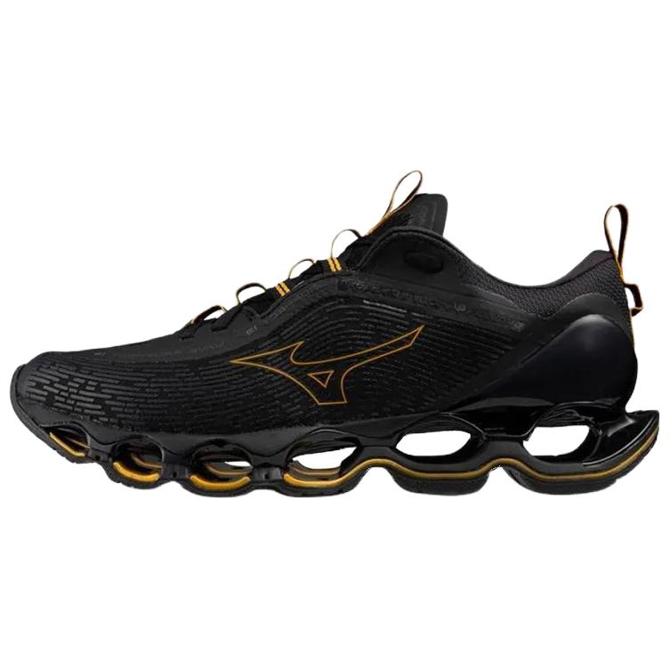 Mizuno Wave Prophecy 13 Versatile Comfortable Shock Absorbing Durable Low Top Running Shoes Men sneaker Black J1GC245132