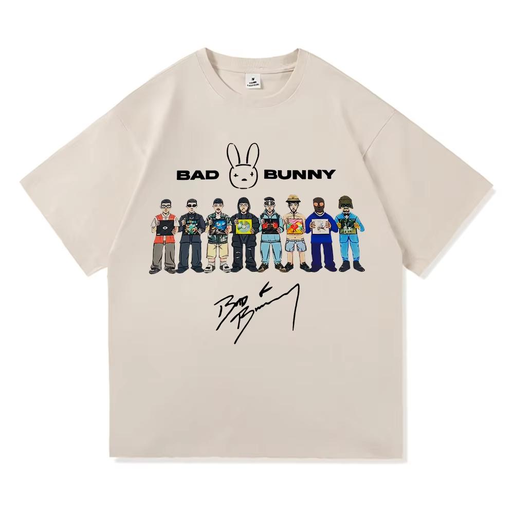 Bad Bunny T Shirt Fashion Unisex Vintage Debí Tirar Más Fotos New Album 2025 TShirt Unisex DeBÍ TiRAR MáS FOToS Cotton Tees Shirts