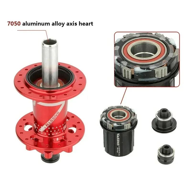 HASSNS PRO 7 32 otwory piasty mtb 7 8 9 10 11 12biegów Piasty Mtb głośne cube k7 24/32 otwory piasta do roweru MTB Tylna piasta Szybkozamykacz