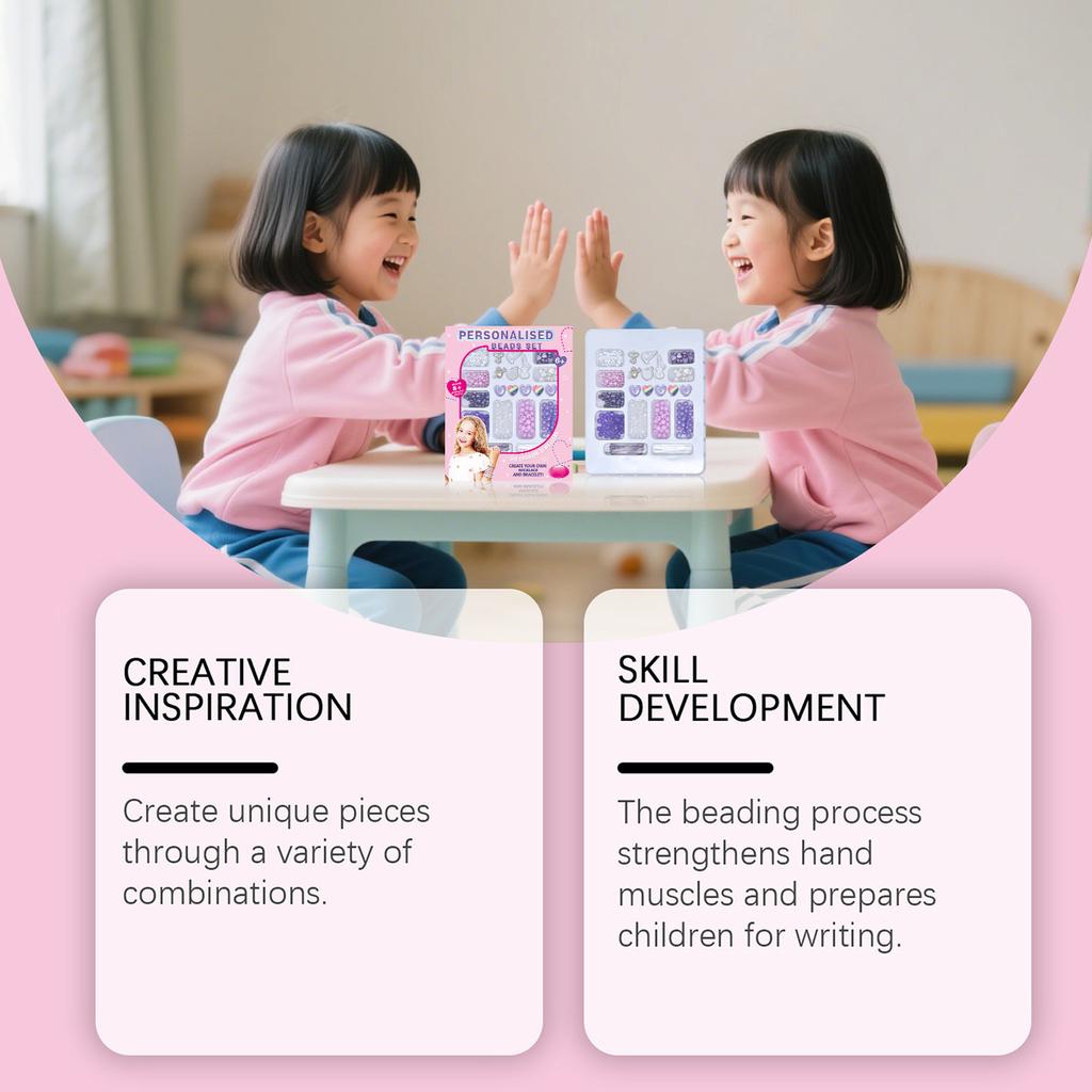 DIY Educational Jewelry Set Design Personalized Jewelry Creative Fun Children's Toys Suitable For Children's Birthdays And Festival Gifts
