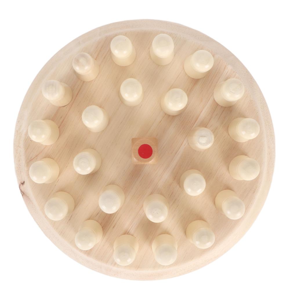 Holz Memory Match Stick Schachspiel Interessantes Farbgedächtnis Schach Eltern-Kind Interaktionsspielzeug für Kinder