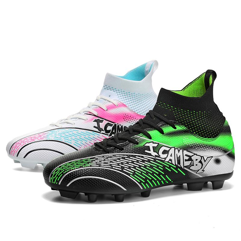 Fußballschuhe High-Top Outdoor Herren Lange Nägel Sport Fußballschuhe Große Größe Junge Sport Fußballschuhe