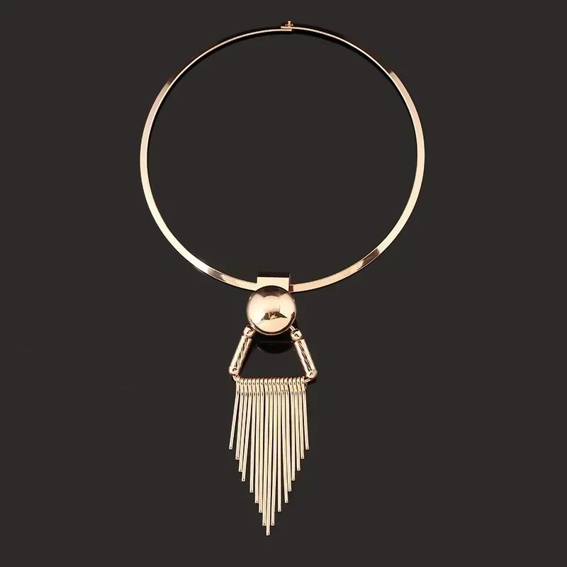 Femei Exagerează Modă Boem Colier Guler Choker Ciucure Vintage Declarație Colier Lung Accesorii Bijuterii Cadouri