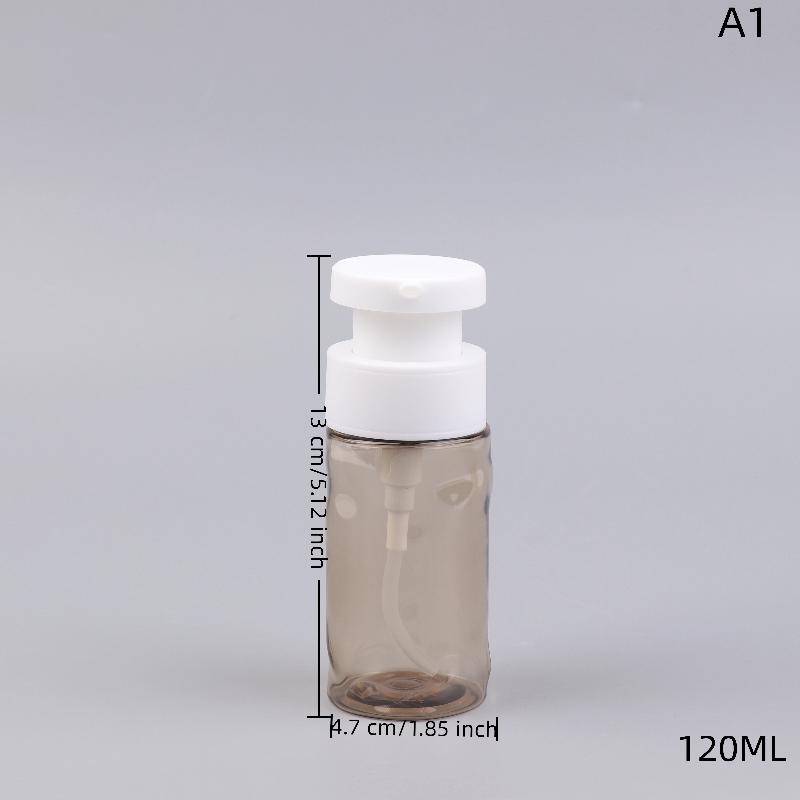 1Pcs Travel Plastic Press Cosmetic Bottle Empty Shampoo Bottle Refillable Portable Container Shower Gel Bottle