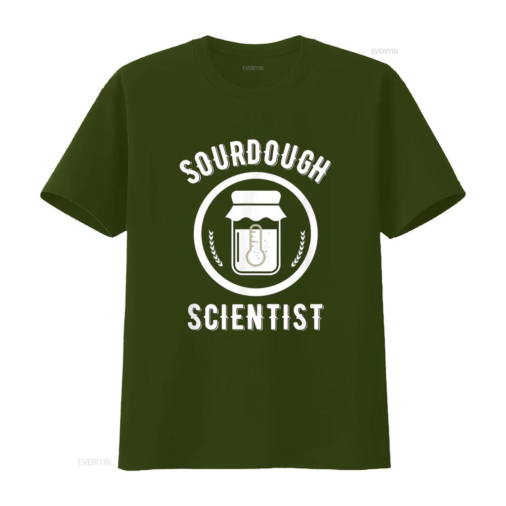 Sauerteig Wissenschaftler Sauerteig Starter Backen Bäcker Bäckerei T-Shirt vintage Gewaschen Grafik Unisex Stilvoll Streetwear