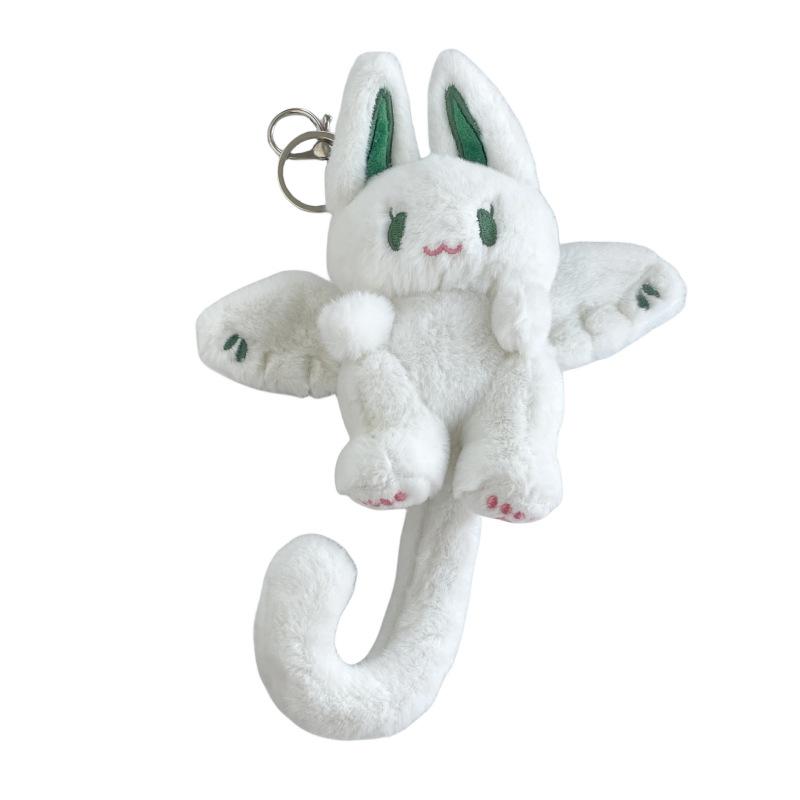 Cute Bat Rabbit Cute Girl Heart Doll Gifts School Bag Pendant Plush Toy Doll Catching Machine Doll