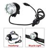 2 In 1 Bike Cycling Lamp Headlight for Headlight Bicycle Rechargeable 5000LM T6 Mountain Bike Lamp Set
