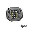 5 Inch 40W Flush Mount Work For Jeep Wrangler Car Truck Offroad Spot Beam Lenses LED Pods Driving Fog Light 12V 24V