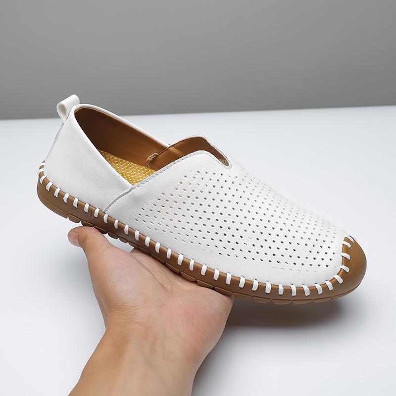 Fashion Breathable Soft  Loafers Slip on Men Casual Shoes Sneakers New Fashion Comfortable Moccasins Handmade Leisure Male Driving Shoes
