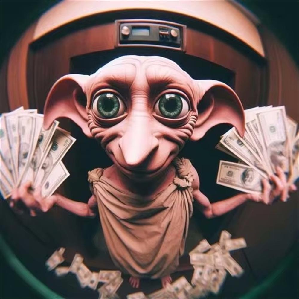 Harry Potter Dobby 5D DIY Κιτ Ζωγραφικής με Διαμάντια Κινούμενο Σχέδιο Σταυροβελονιά Ξωτικό Χειροποίητο Ψηφιδωτό Τέχνης Διακόσμηση Σπιτιού Δώρα