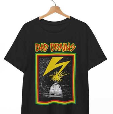 HEISSES BAD BRAINS T-Shirt, Hardcore Punk Reggae Metal Tee, Musikband Unisex Tee Unisex T-Shirt