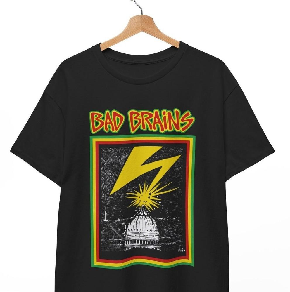 HOT BAD BRAINS T-shirt, Hardcore Punk Reggae Metal Tee, Music Band Unisex Tee Unisex T-Shirt