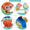 Bath Toys For Toddlers Kids Babies 1 2 3 Year Old Boys Girls Bathtub Toy With 2 Toy Cups Strong Suction Cups Ideas Color Box