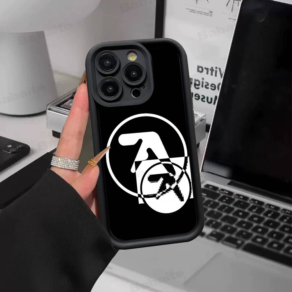 Funda de Silicona para Teléfono DJ A-Aphex T-Twin Para IPhone 17 Pro Max 16 15 14 13 12 11 Plus 17 Air